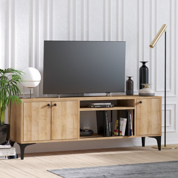 Luna mediebenk - Eik Luna mediebenk - Eik