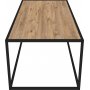Coruna salongbord Eik/svart - 90 x 50 cm
