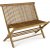 Grunnebo sammenleggbar benk - Teak