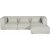 Nees modulsofa i boucl - 3-seters Divan sofa i boucl