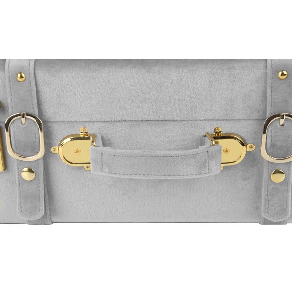 Petit koffert, sett med 2 stk - Gr (Flyel) + Tekstilrens for mbler