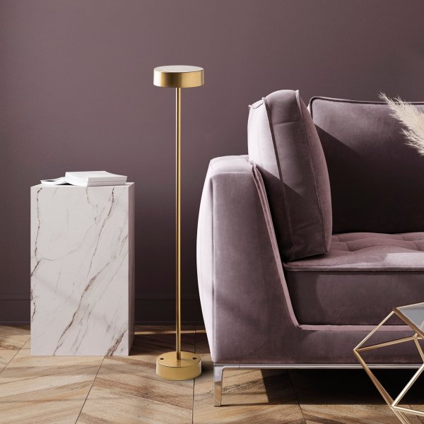 Kay gulvlampe - Gull Kay gulvlampe - Gull