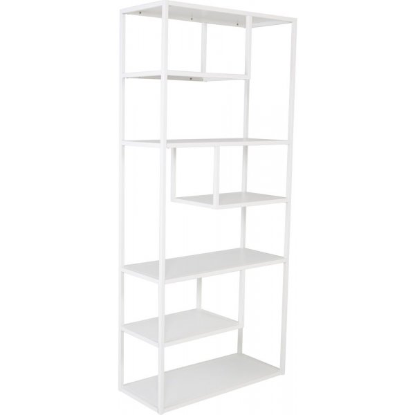 Trene bokhylle - Hvit