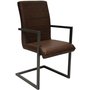 Toscana Veggmontert med Karm - Brun vintage lder look