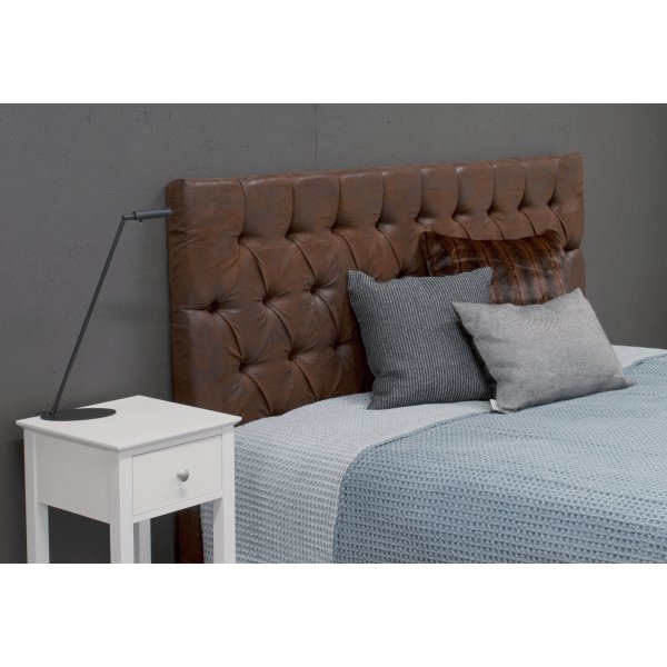 Vintage sengegavl 180 cm - Vintage mocca Vintage sengegavl 180 cm - Vintage mocca