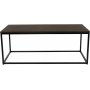 Natalie salongbord 120 cm - Mrk brun eikefiner