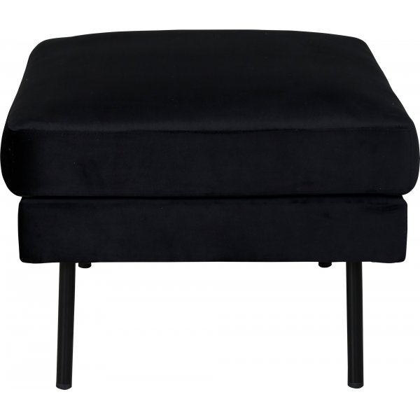 Eden sittepuff - Svart flyel