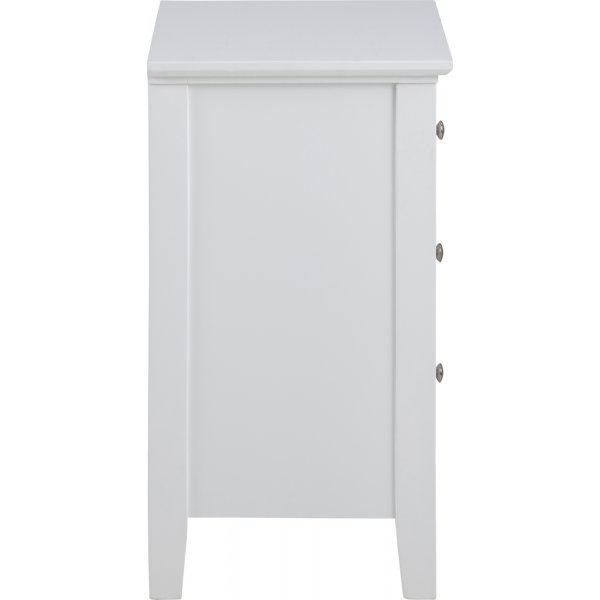 Linnea nattbord 3 - Hvit