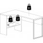 Function Plus skrivebord 145,1 x 81 x 76,8 cm - Valntt