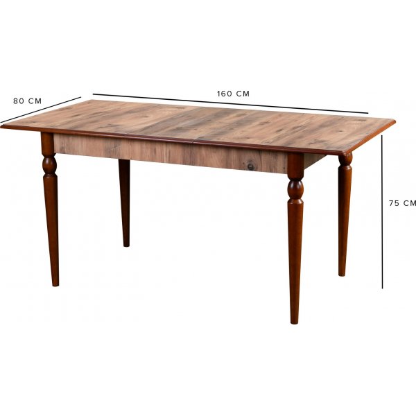 Oscar spisegruppe - Valnøtt/brun Oscar spisegruppe - Valnøtt/brun