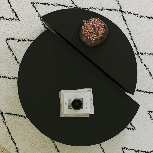 Podium salongbord Ø90 cm - Sort Podium salongbord Ø90 cm - Sort