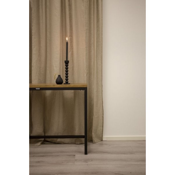 Avlastningsbord Charlotte - Svart / Teakimitasjon Avlastningsbord Charlotte - Svart / Teakimitasjon