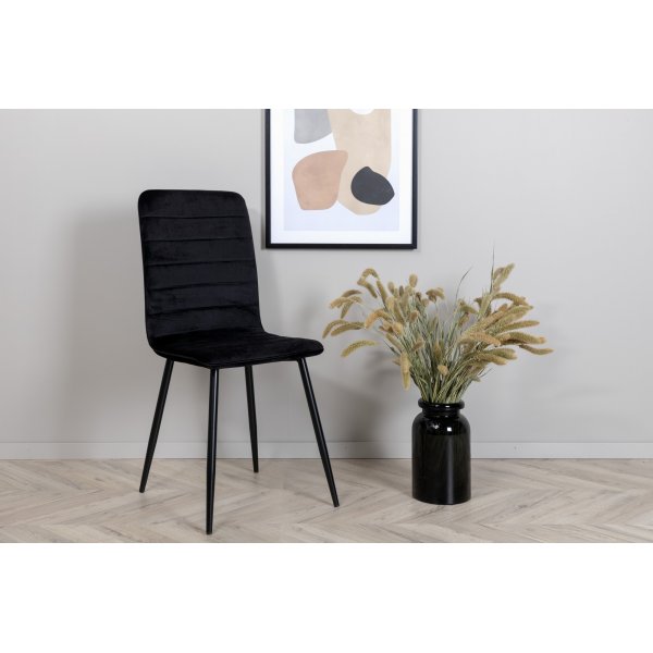 Sirocco Lyx spisestol - Svart Sirocco Lyx spisestol - Svart