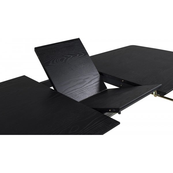 Ansmark spisebord, 180-220 cm - Svart