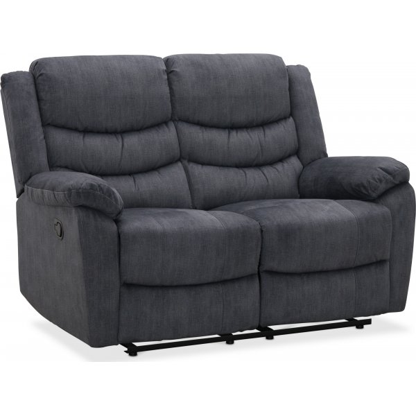 Tampa manuell 2-seters reclinersofa - Grtt stoff