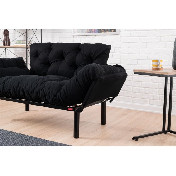 Nitta 2-seters sovesofa - Svart Nitta 2-seters sovesofa - Svart