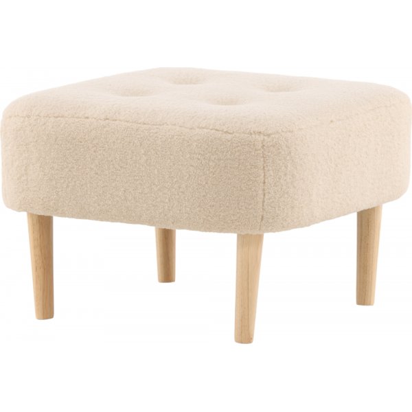 Salina puff - Hvit fleece