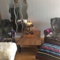 Kundebilde Buffalo sofabord med hjul - Vintage