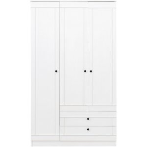 Lia garderobe 105 x 52 x 210 cm - Hvit