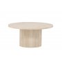H�r�n sofabord �80 - Beige travertin