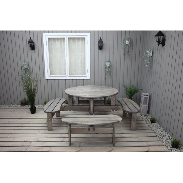 Møbelgruppe Rondo - Grå + Flekkfjerner for møbler Møbelgruppe Rondo - Grå + Flekkfjerner for møbler