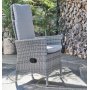 Rosenbad spisegruppe By Martinsen 4 stoler med bord - Gr kunstrotting