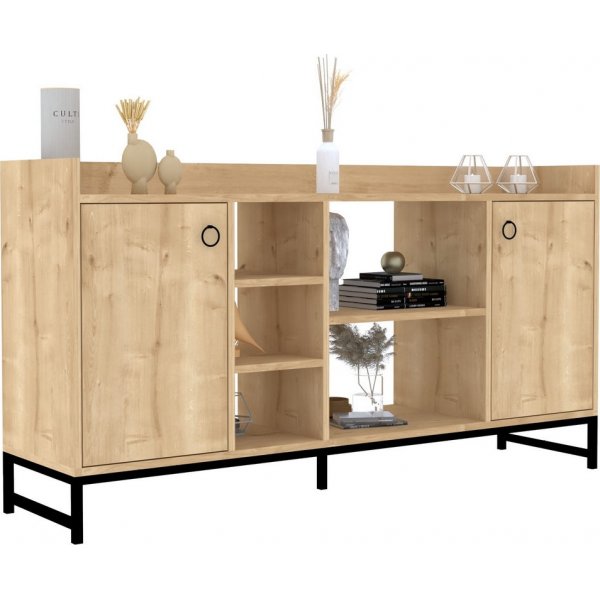 Vicke skjenk - Safir/svart