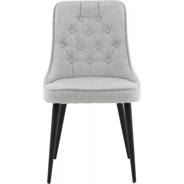 Alice Deluxe spisestol - Lysegr/messing