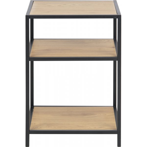 Seaford nattbord - Eik/svart