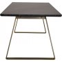 Spisebord Duffy 200 cm - Matt Messing / Marmor