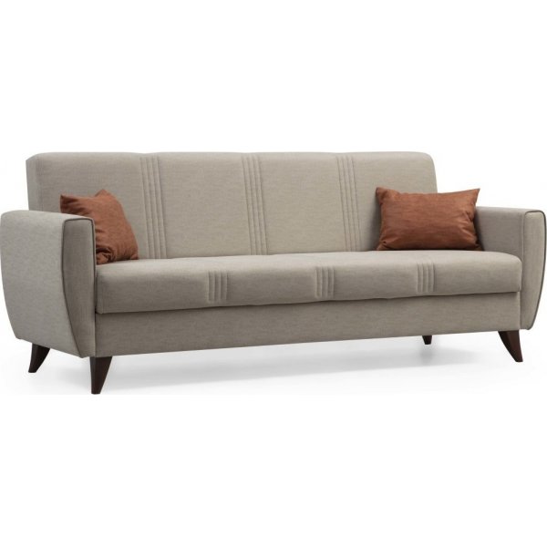 Zaden 3-seters sovesofa - Beige