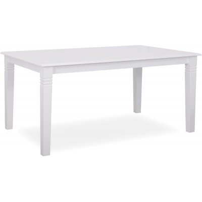Nidingen spisebord, 180 cm - Hvit + Mbelpleiesett for tekstiler