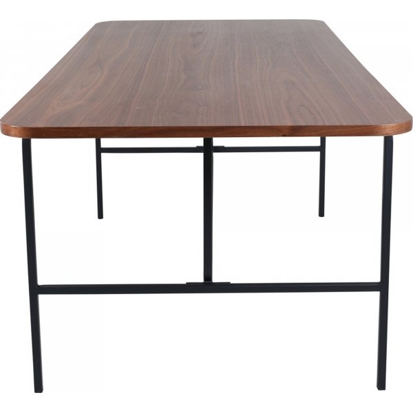 Kotte spisebord, 200 cm - Svart/valnøtt Kotte spisebord, 200 cm - Svart/valnøtt