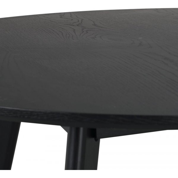 Katie rundt spisebord ø115 cm - Sortbeiset ask Katie rundt spisebord ø115 cm - Sortbeiset ask