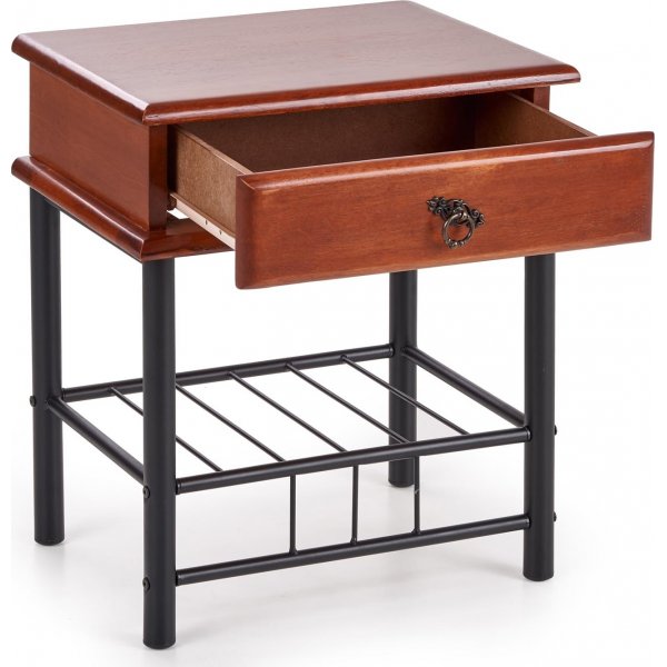 Vivian nattbord - Antikk kirsebær/sort Vivian nattbord - Antikk kirsebær/sort