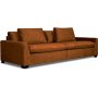 Gabby 4-seters sofa - Brun flyel