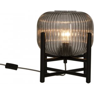 Bordlampe Vinda - Svart/rykgr