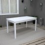Europe spisebord 135 cm - Hvit + Flekkfjerner for mbler
