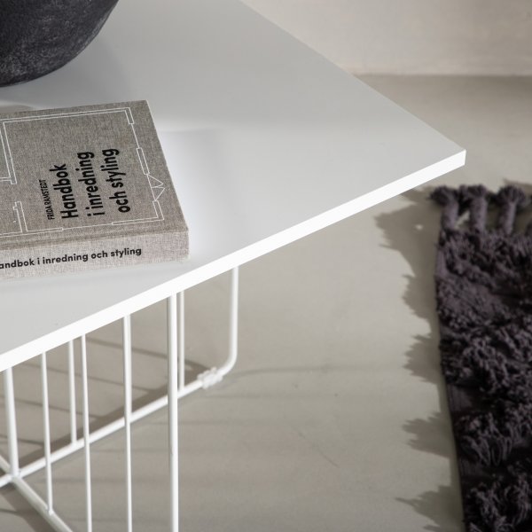 Dayton salongbord 60 x 60 cm - Hvit Dayton salongbord 60 x 60 cm - Hvit