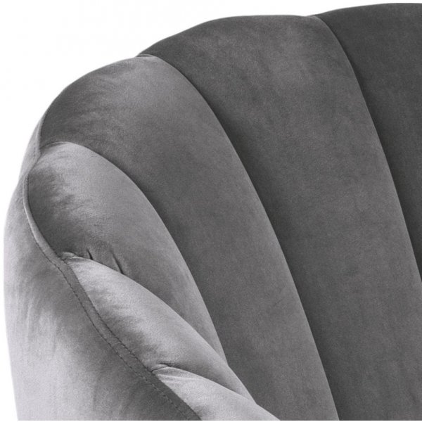 Daniella lenestol - Mørkegrå/svart Daniella lenestol - Mørkegrå/svart