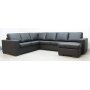 Solna XL U sofa i bunnet lr - Hyre