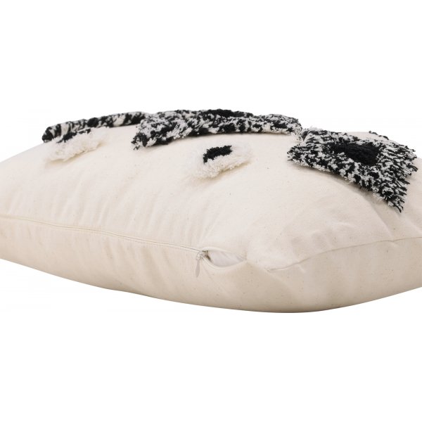 Melissa putetrekk 50 x 30 cm - Sort/hvit Melissa putetrekk 50 x 30 cm - Sort/hvit