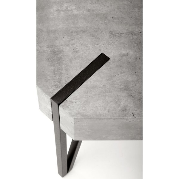 Marlene sofabord - Svart/betongm�nster