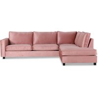 Brandy Loungesofa åpen anslutning høyre - Dusty pink (Fløyel) Brandy Loungesofa åpen anslutning høyre - Dusty pink (Fløyel)