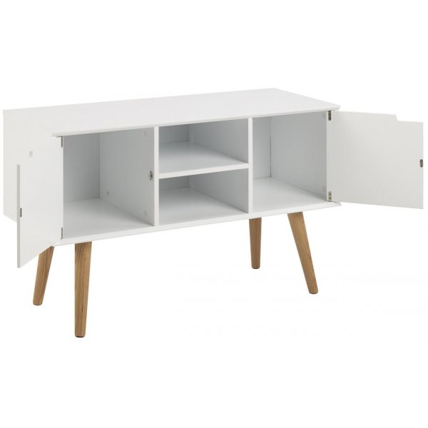 Allentown Tv-benk - Hvit