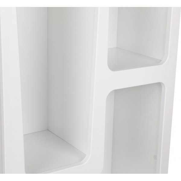 Vivanta hylle 60x30x150 cm - Hvit