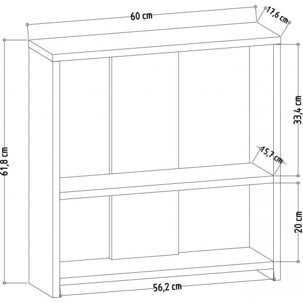 Dosi sidebord - Hvit Dosi sidebord - Hvit