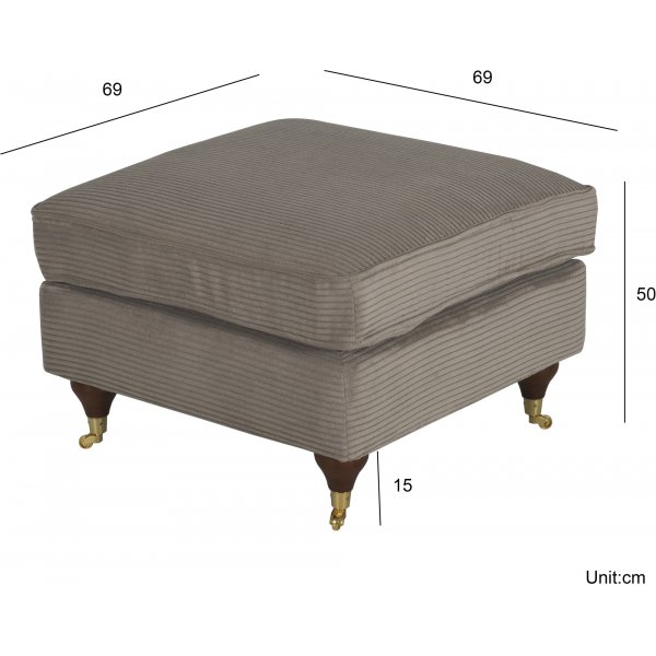 Howard Watford Deluxe fotskammel - gr