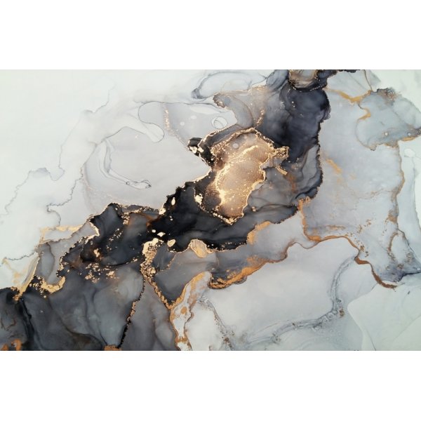Golden tide glassplate - 80x120 cm