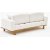 Reims 3-seters sofa - Krem